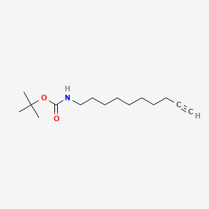 molecular formula C15H27NO2 B12508183 tert-butyl N-(dec-9-yn-1-yl)carbamate 