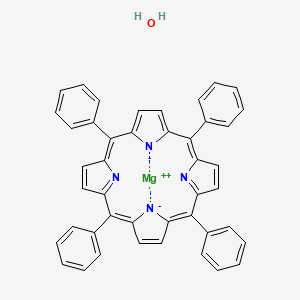 Magnesium;5,10,15,20-tetraphenylporphyrin-22,24-diide;hydrate