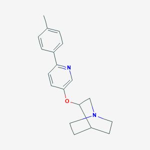 3-{[6-(4-Methylphenyl)pyridin-3-yl]oxy}-1-azabicyclo[2.2.2]octane