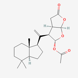 molecular formula C22H32O5 B1250823 Norrisolide 