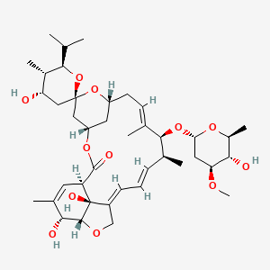 molecular formula C40H60O12 B1250826 Avermectin B2b monosaccharide 