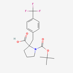 (S)-1-Boc-2-(4-trifluoromethylbenzyl)-2-pyrrolidinecarboxylic acid