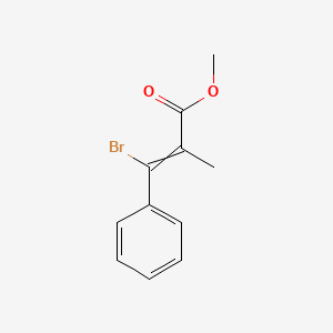 Methyl 3-bromo-2-methyl-3-phenylprop-2-enoate