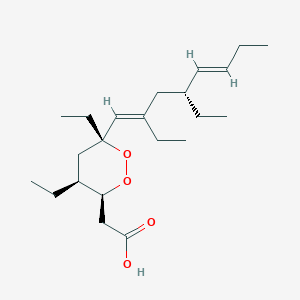 molecular formula C22H38O4 B1250836 Plakortide N 