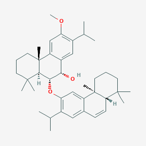 molecular formula C41H58O3 B1250837 福尔摩沙二聚体A 