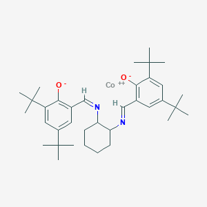 Cobalt(2+);2,4-ditert-butyl-6-[[2-[(3,5-ditert-butyl-2-oxidophenyl)methylideneamino]cyclohexyl]iminomethyl]phenolate