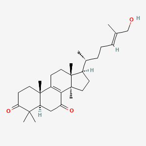 molecular formula C30H46O3 B1250841 灵芝酮 A 