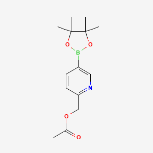 (5-(4,4,5,5-Tetramethyl-1,3,2-dioxaborolan-2-yl)pyridin-2-yl)methyl acetate