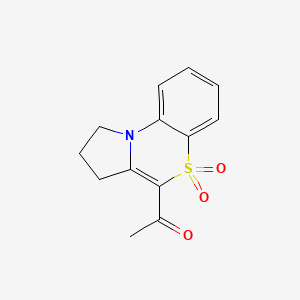 1-(5,5-dioxido-2,3-dihydro-1H-pyrrolo[2,1-c][1,4]benzothiazin-4-yl)ethanone