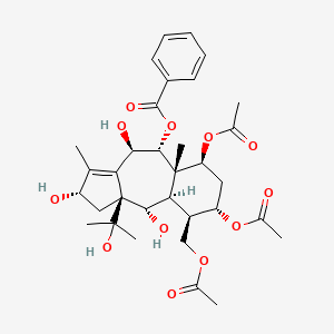 molecular formula C33H44O12 B1250847 tasumatrol F 