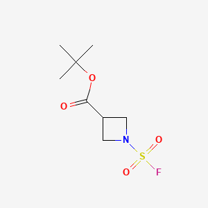 tert-Butyl 1-(fluorosulfonyl)azetidine-3-carboxylate