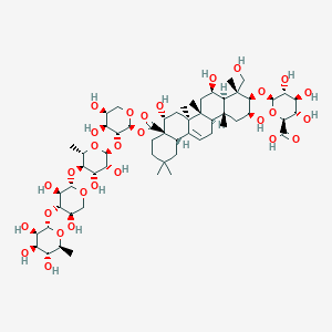 molecular formula C58H92O29 B1250880 Tieghemelin 