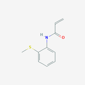 molecular formula C10H11NOS B12508817 N-[2-(methylsulfanyl)phenyl]prop-2-enamide 