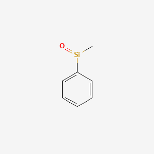 molecular formula C7H8OSi B12508830 Methyl(phenyl)silanone CAS No. 9005-12-3