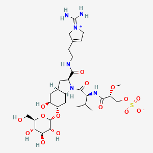 molecular formula C31H52N6O15S B1250886 dysinosin B 