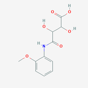 molecular formula C11H13NO6 B12508864 2,3-dihydroxy-3-[(2-methoxyphenyl)carbamoyl]propanoic Acid 