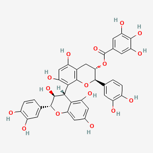 molecular formula C37H30O16 B1250895 procyanidin B3 3'-O-gallate 