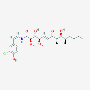 molecular formula C27H40ClNO7 B1250896 Chondrochloren A 