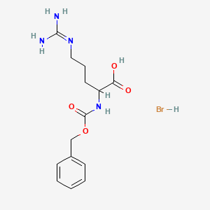 5-(diaminomethylideneamino)-2-(phenylmethoxycarbonylamino)pentanoic acid;hydrobromide