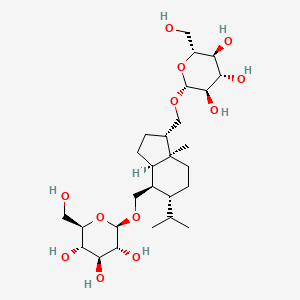 molecular formula C27H48O12 B1250913 Dendronobiloside A 