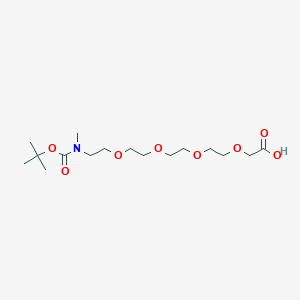 14-[(Tert-butoxycarbonyl)(methyl)amino]-3,6,9,12-tetraoxatetradecanoic acid