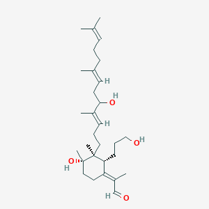 molecular formula C30H50O4 B1250944 Iridobelamal A 