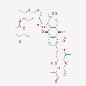molecular formula C43H50O16 B1250948 Saquayamycin E 