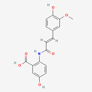 molecular formula C17H15NO6 B1250960 Avenanthramide B CAS No. 108605-69-2