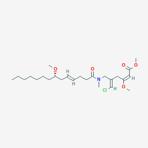 molecular formula C25H42ClNO5 B1250976 Malyngamide O 