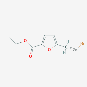 Bromo({[5-(ethoxycarbonyl)furan-2-yl]methyl})ZINC