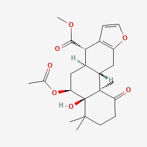 molecular formula C23H30O7 B1250983 caesalpinin F 