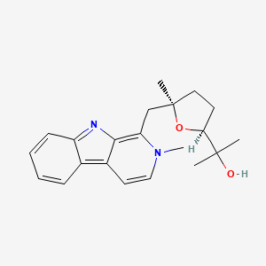 molecular formula C21H26N2O2 B1250984 Isochrysotricine 