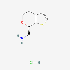 [(7R)-4H,5H,7H-thieno[2,3-c]pyran-7-yl]methanaminehydrochloride