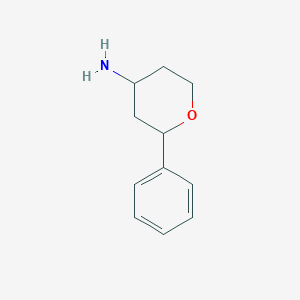 2-Phenyloxan-4-amine