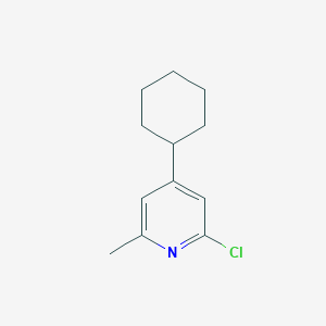 2-Chloro-4-cyclohexyl-6-methylpyridine