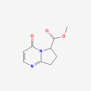 methyl 4-oxo-6H,7H,8H-pyrrolo[1,2-a]pyrimidine-6-carboxylate