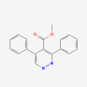 molecular formula C18H14N2O2 B1250997 Methyl 3,5-diphenylpyridazine-4-carboxylate 