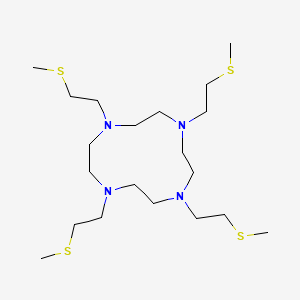 1,4,7,10-Tetrakis(2-(methylthio)ethyl)-1,4,7,10-tetraazacyclododecane