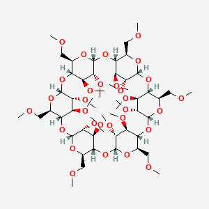 molecular formula C54H96O30 B1251004 Hexakis(2,3,6-tri-O-methyl)cylomaltohexaose 