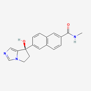 molecular formula C18H17N3O2 B1251005 Orteronel, (R)- CAS No. 752243-39-3