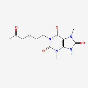 molecular formula C13H18N4O4 B1251009 8-Oxopentoxifylline 