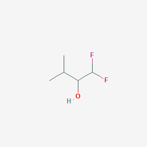 molecular formula C5H10F2O B12510113 1,1-Difluoro-3-methylbutan-2-ol 