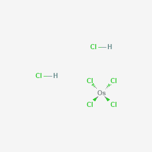 molecular formula Cl6H2Os B12510170 Dihydrogen hexachloroosmiate (IV) 