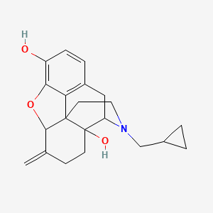 molecular formula C21H25NO3 B12510176 NALMEFENE-HCl 