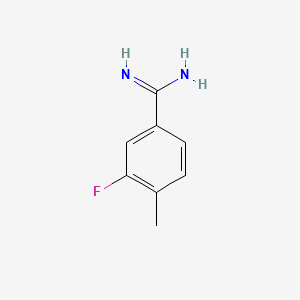 molecular formula C8H9FN2 B12510229 3-Fluoro-4-Methylbenzenecarboximidamide 