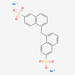 molecular formula C21H14Na2O6S2 B12510277 Sodium methylenebisnaphthalenesulfonate CAS No. 17341-45-6