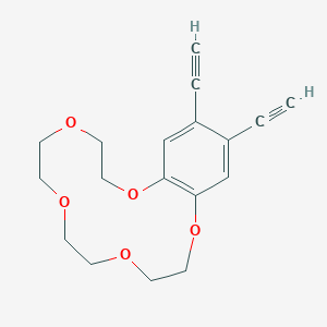 15,16-Diethynyl-2,3,5,6,8,9,11,12-octahydrobenzo[b][1,4,7,10,13]pentaoxacyclopentadecine