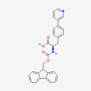 (2R)-2-{[(9H-fluoren-9-ylmethoxy)carbonyl]amino}-3-[4-(pyridin-3-yl)phenyl]propanoic acid