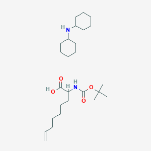 2-[(Tert-butoxycarbonyl)amino]non-8-enoic acid; dicha