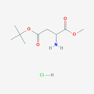 4-Tert-butyl 1-methyl 2-aminobutanedioate hydrochloride